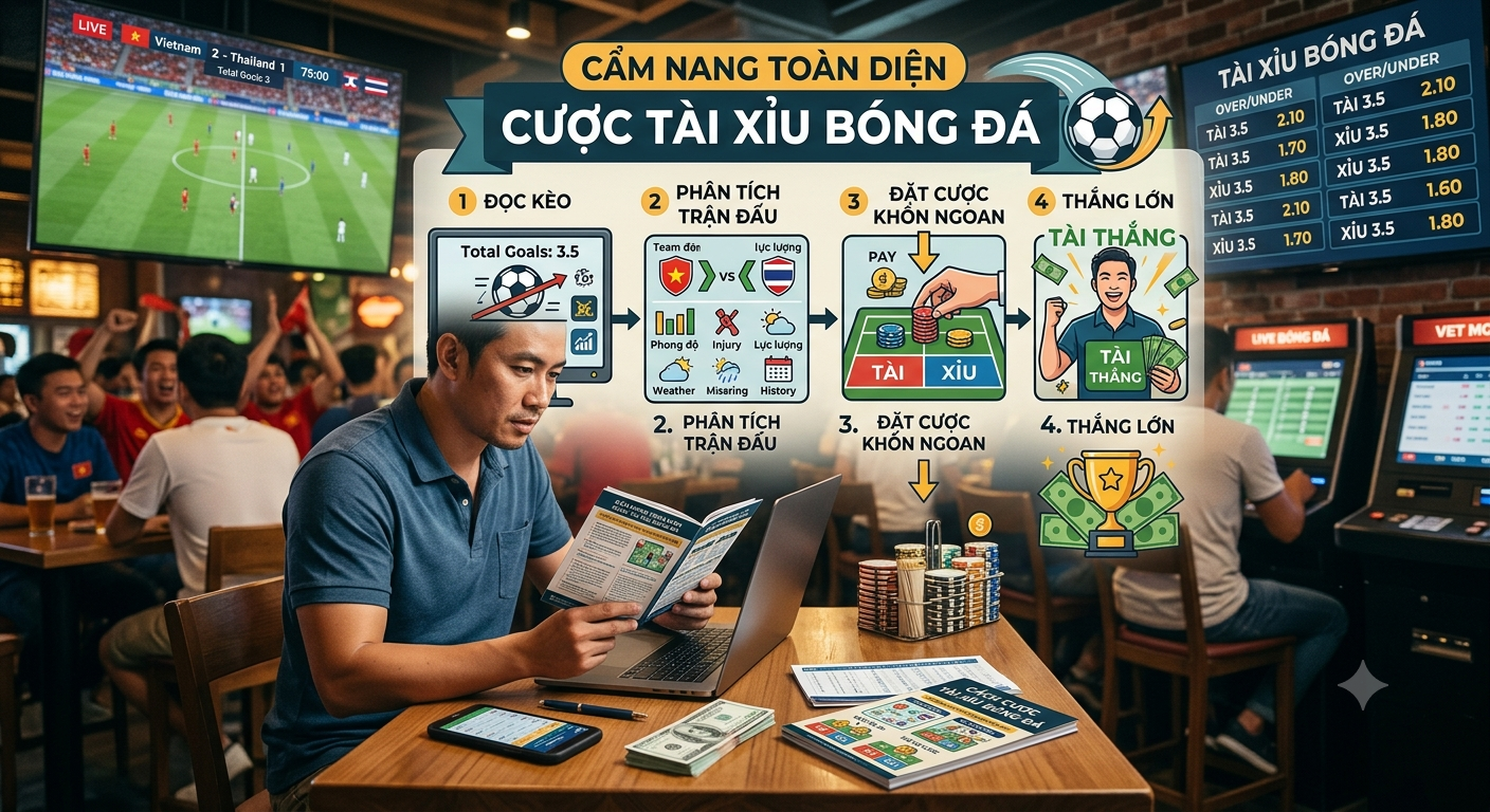 cách cược tài xỉu bóng đá